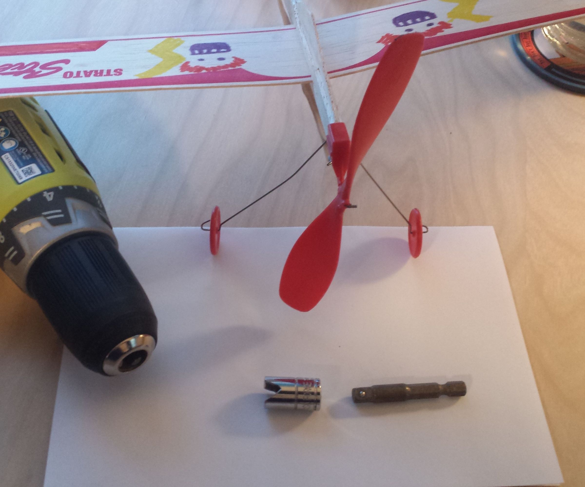 Rubberband Airplane Winder