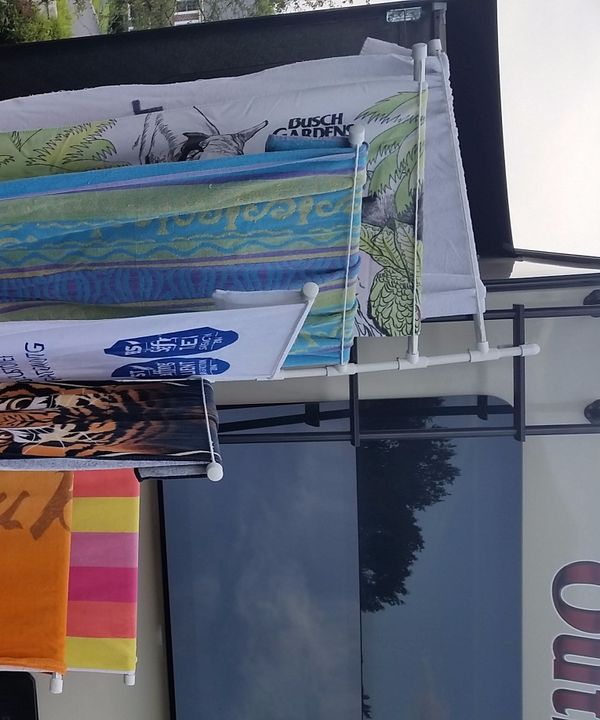 RV Ladder Clothes Drying Rack