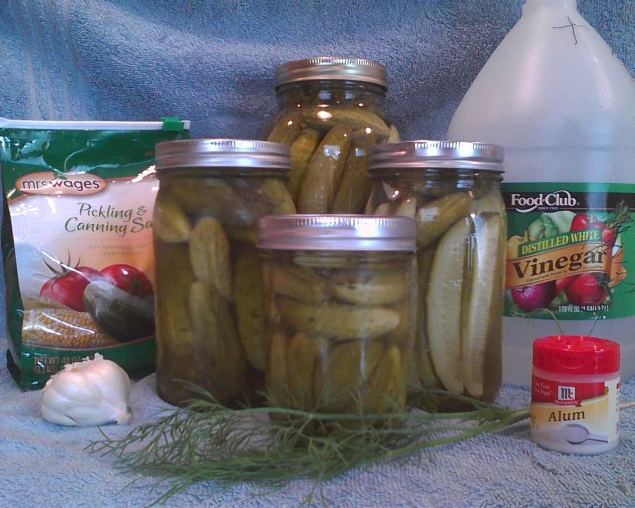 Grandma's Homemade Dill Pickles