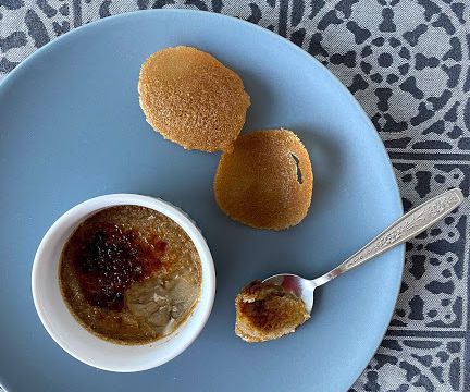 Espresso Creme Brulée With Coffee Tuiles