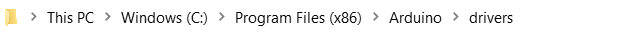 Paste Ch341.SER Extracted Folder File to Arduino Driver Folder.