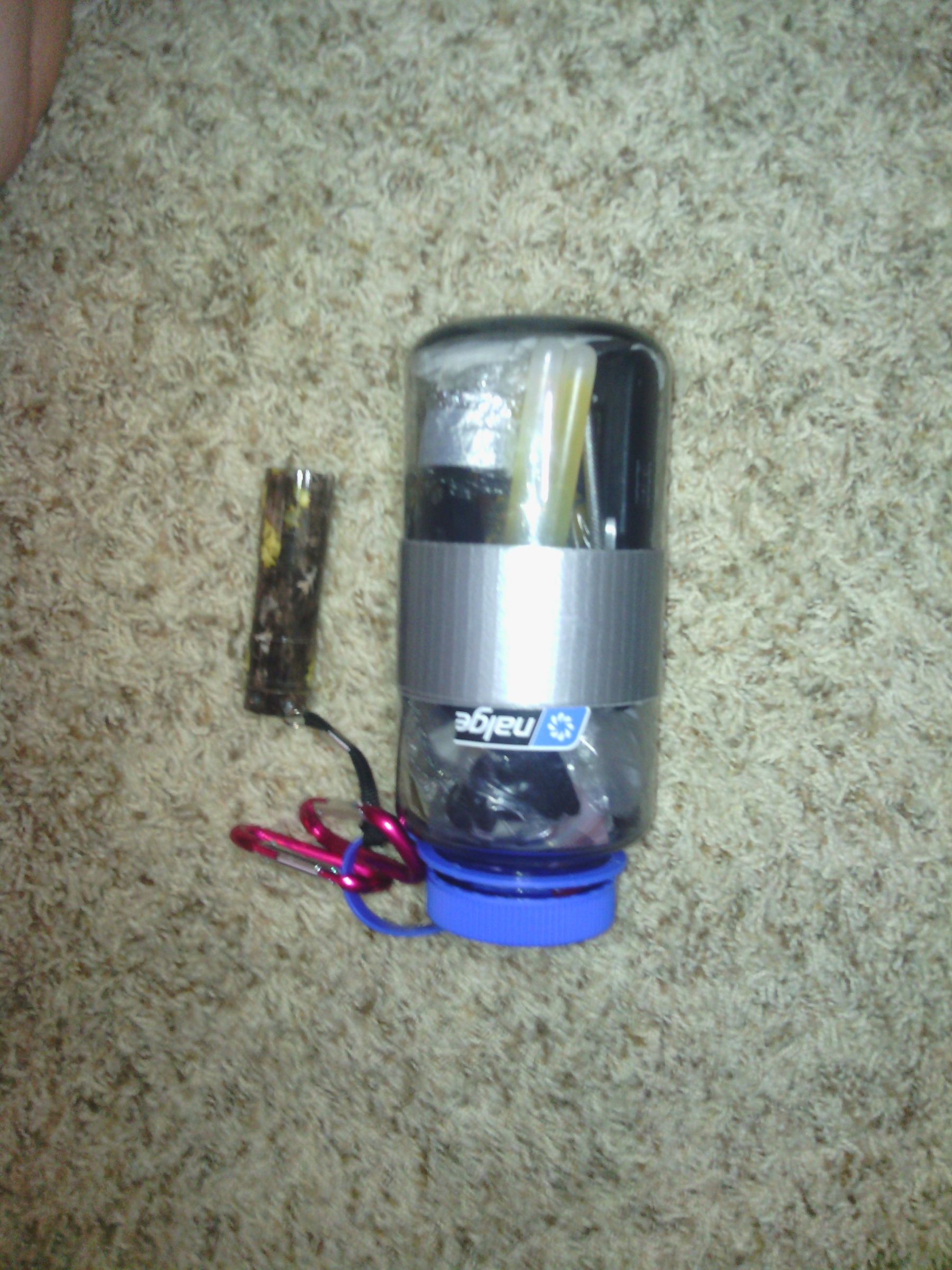 Nalgene Water Bottle Survival Kit