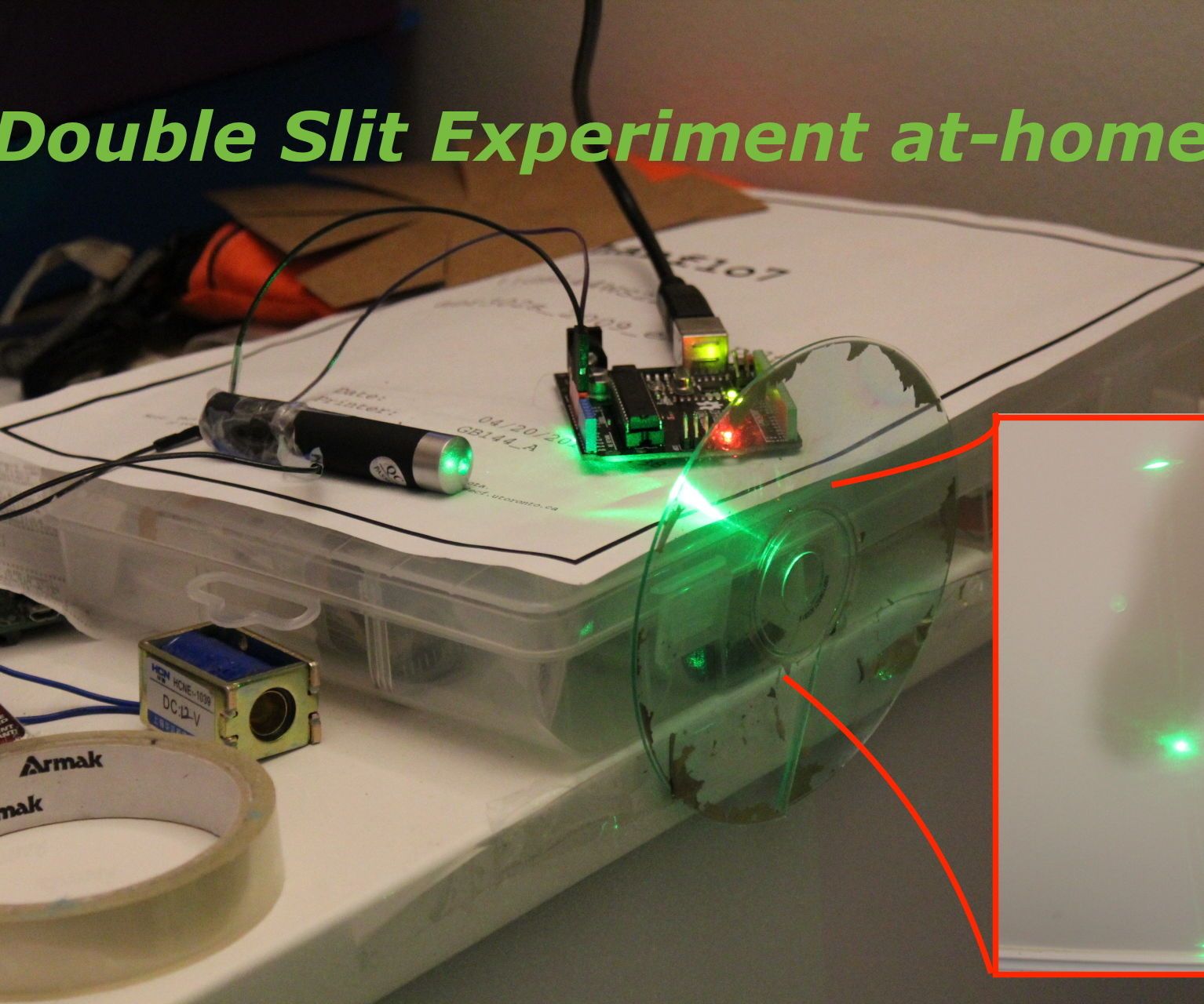 Replicate Young's Double Slit Experiment at Home
