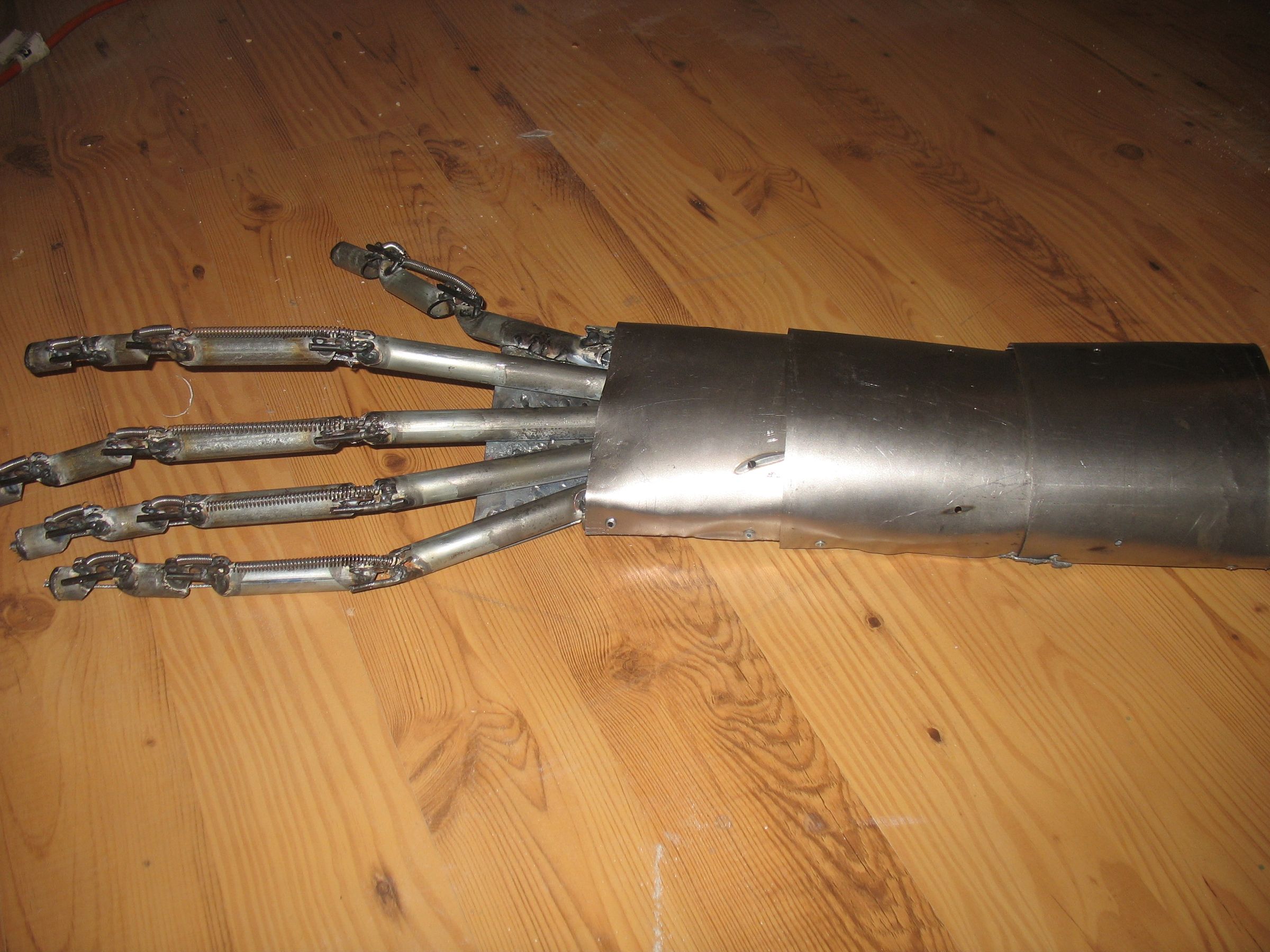 Giant Metal Animatronic Cyborg Hand of DOOM!