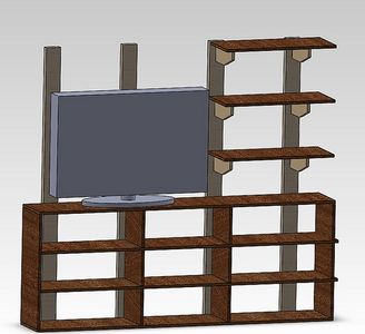 Turning a Bookcase Into a TV Stand & More Shelves