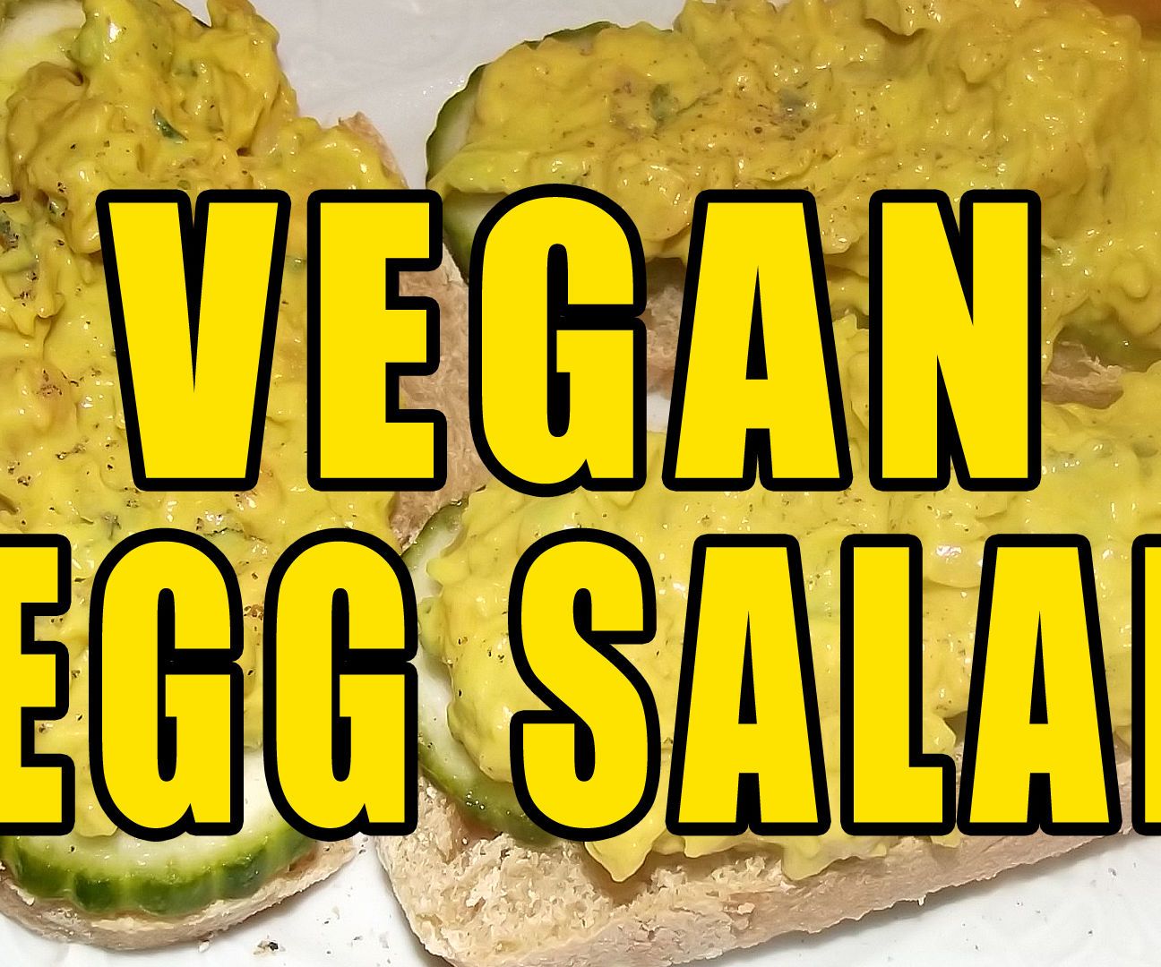 10 Minute Vegan Egg Salad 
