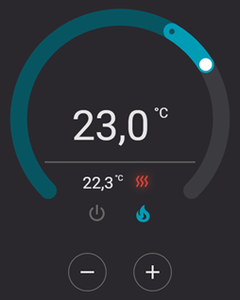Ovládání Termostatu - Frontend