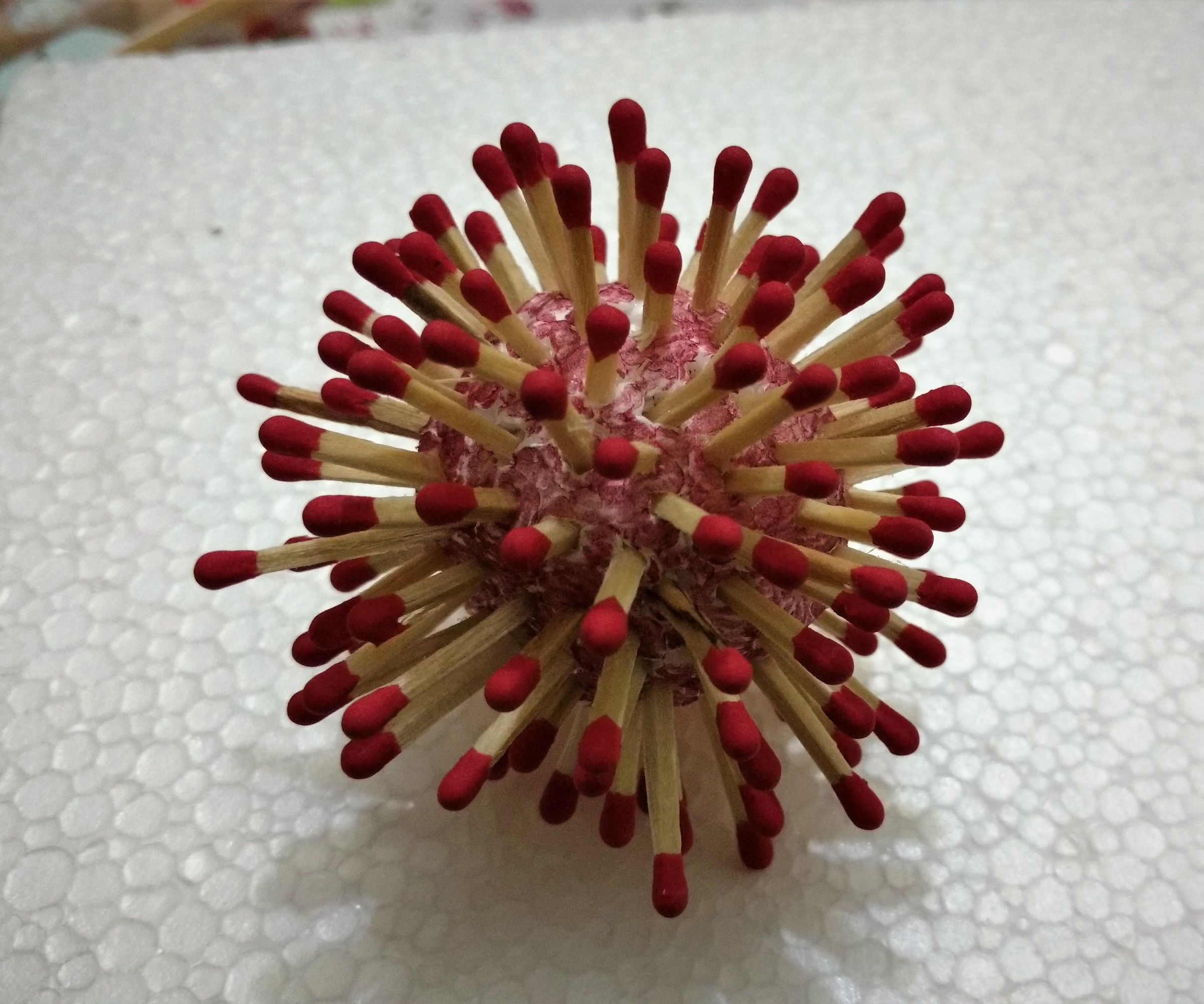 DIY Spiky Craft Ball