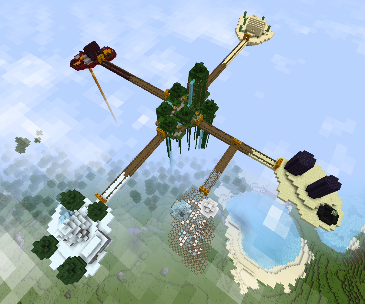 Floating Islands in Minecraft