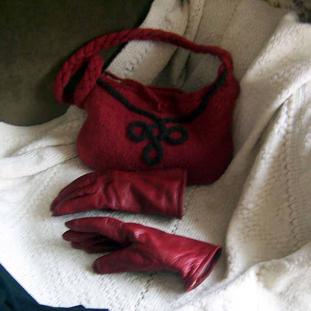 Celtic Knit Handbag