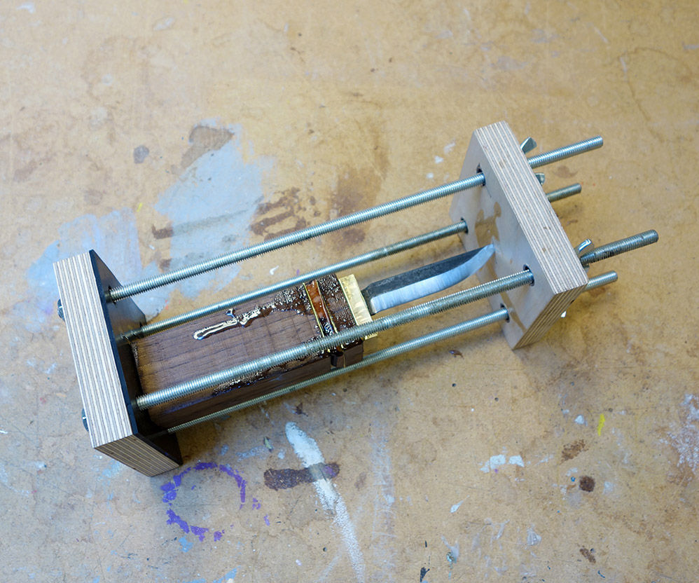 Knife Handle Gluing Press
