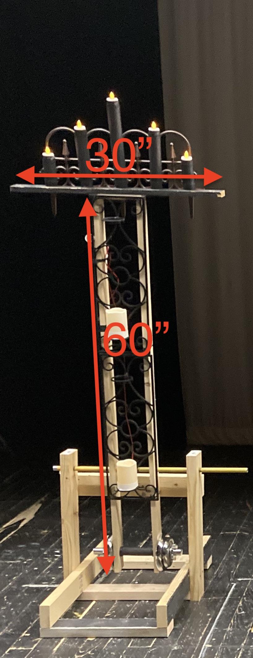 Rising Candelabra Prop 12 Steps Instructables