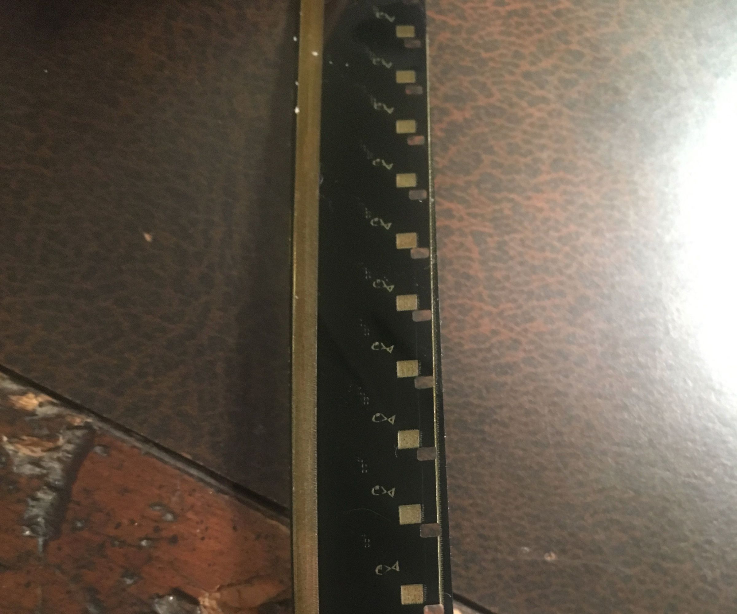 16mm Film Etched Animation