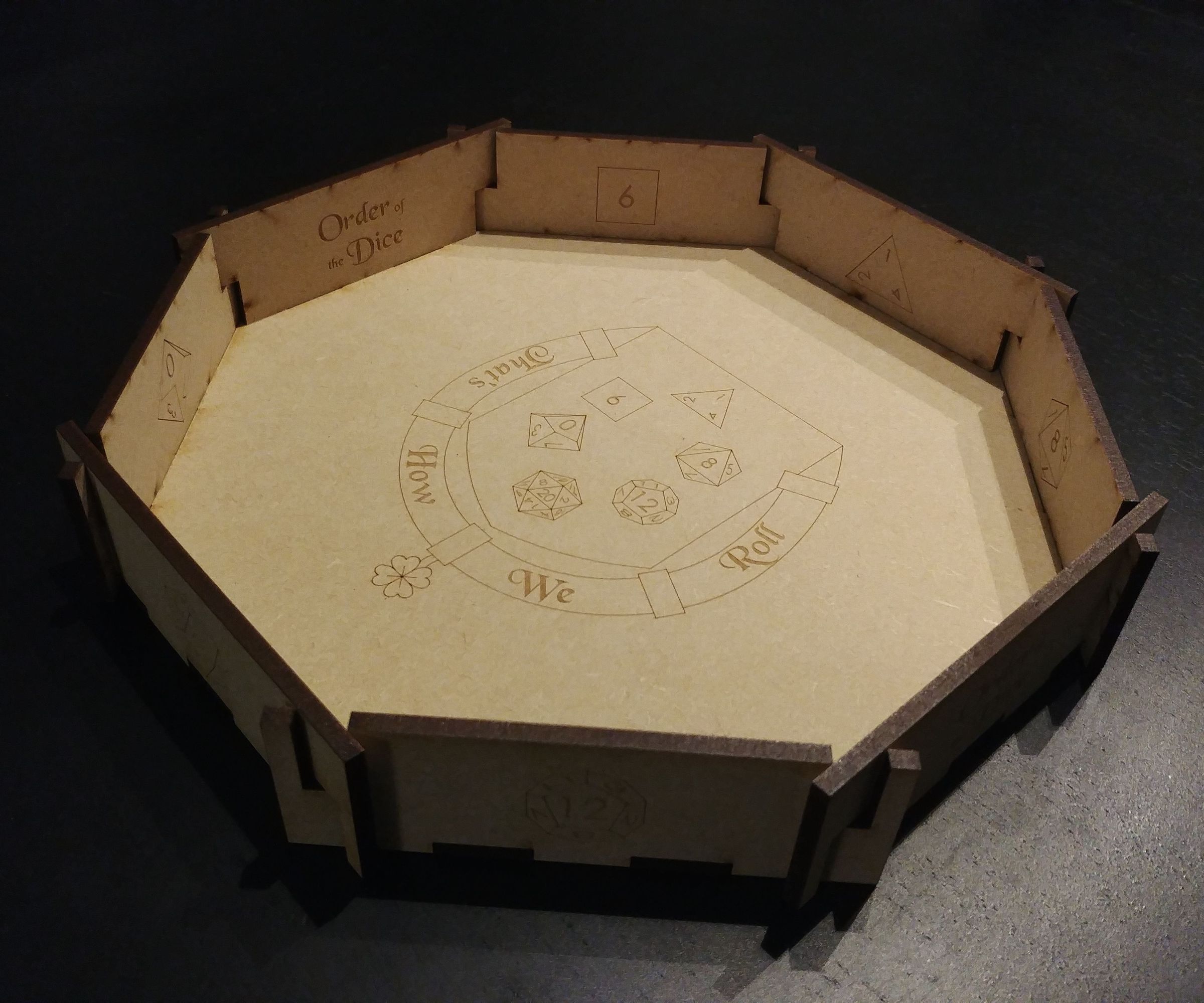 Dicetray With Engraved Logo