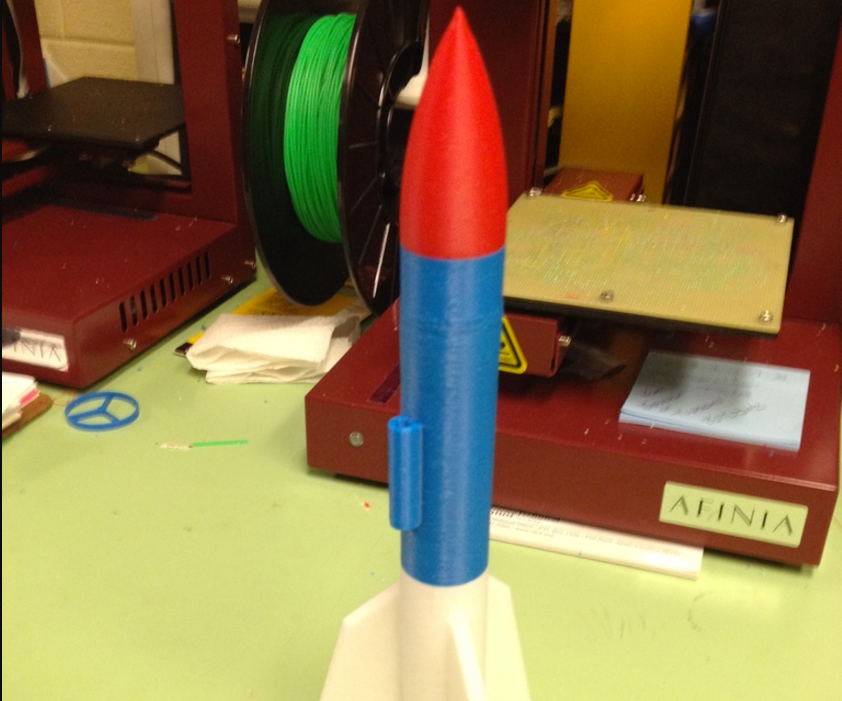 3D Printed Model Rocket