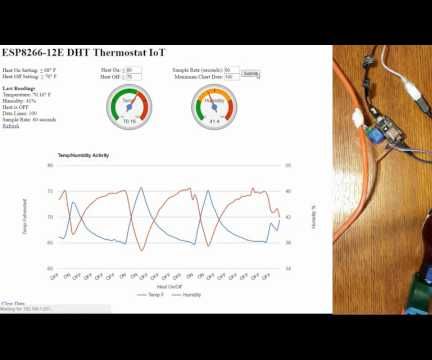 ESP8266-12E DHT Thermostat