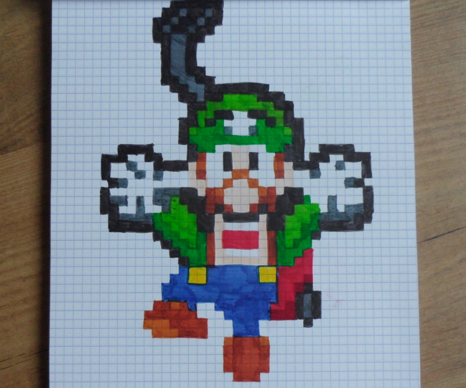 Pixel Art: Luigi's Mansion