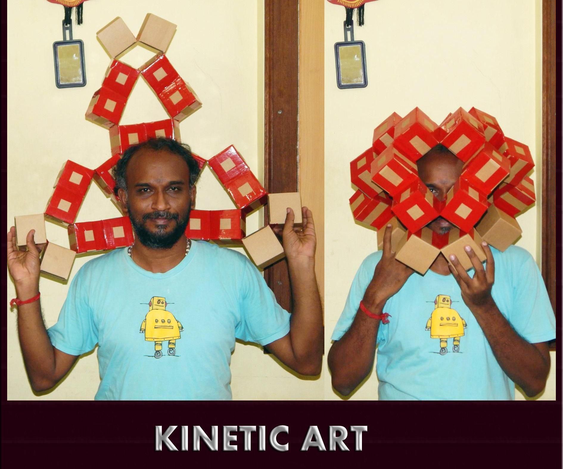 Ghost Box Helmet Kinetic Art - Ghostkube