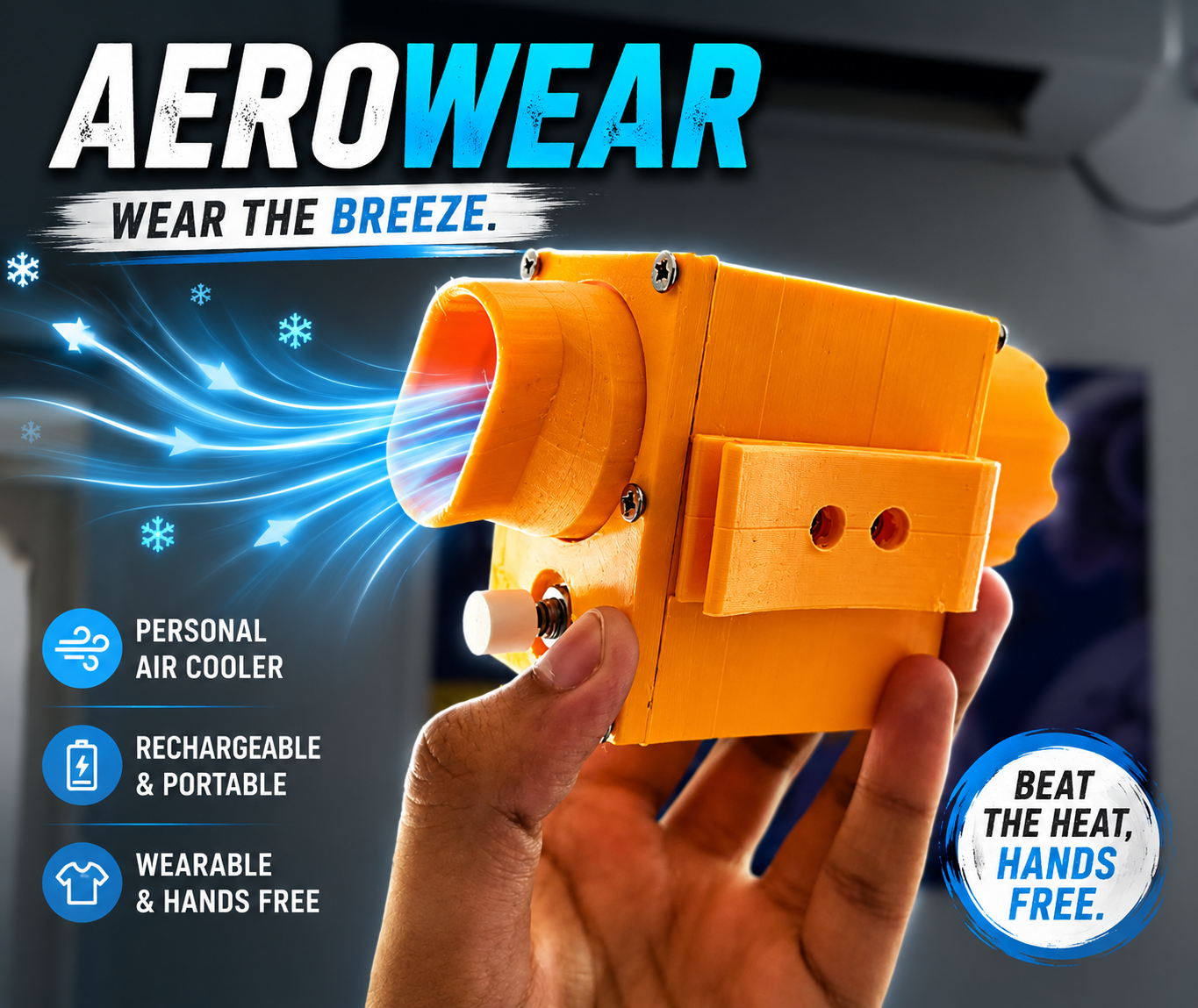 AeroWear : Don't Carry the Fan. Wear It