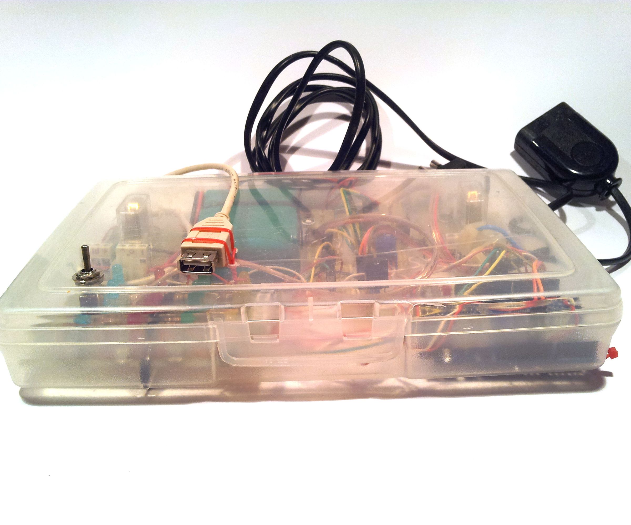 Arduino Box Controlled by TV Remote and CODE