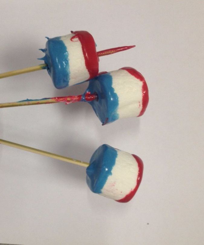 4th of July Marshmallow Pops