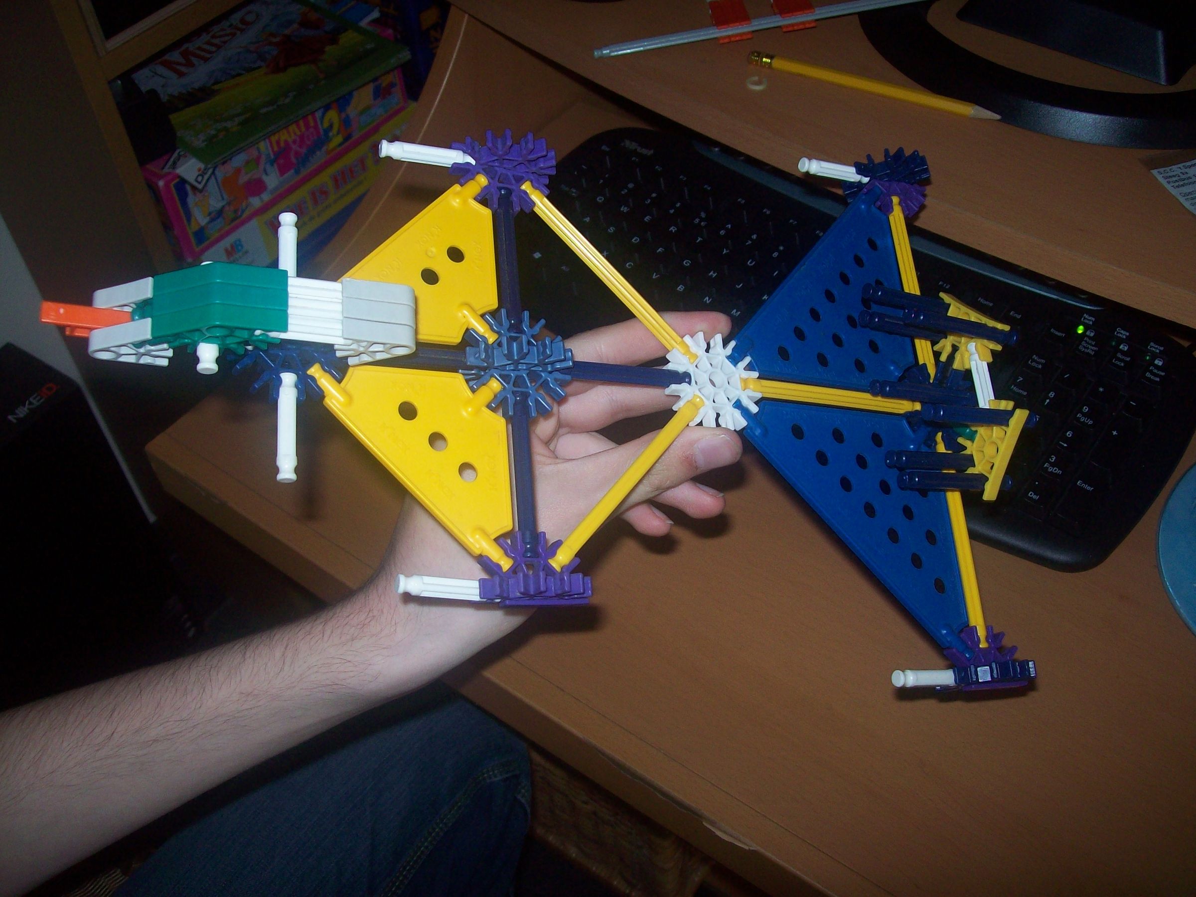 Knex Firehawk-Banshee Transformable Fighter-jet!