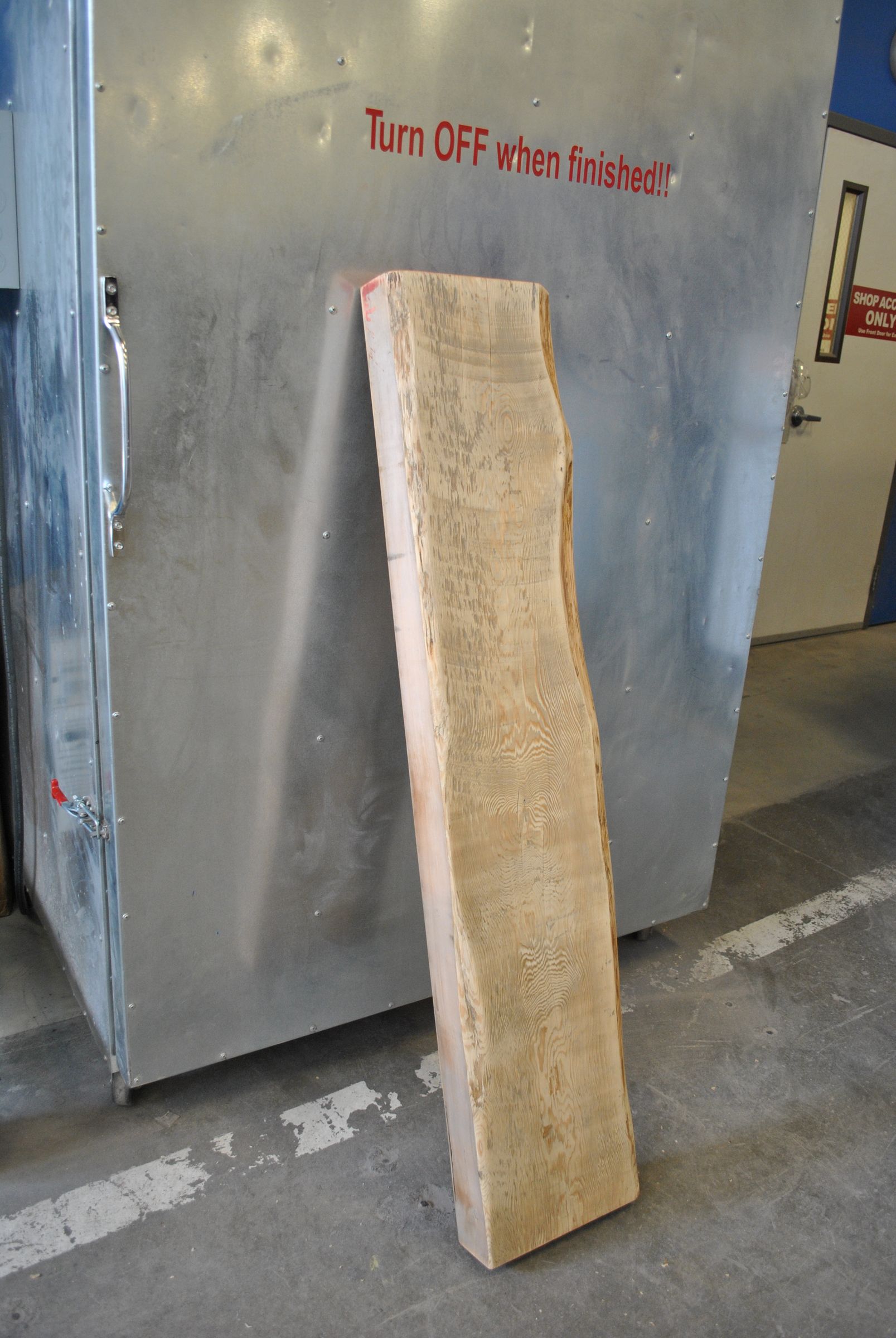 Joining and Planing Oversized Plank for a Bench Seat.