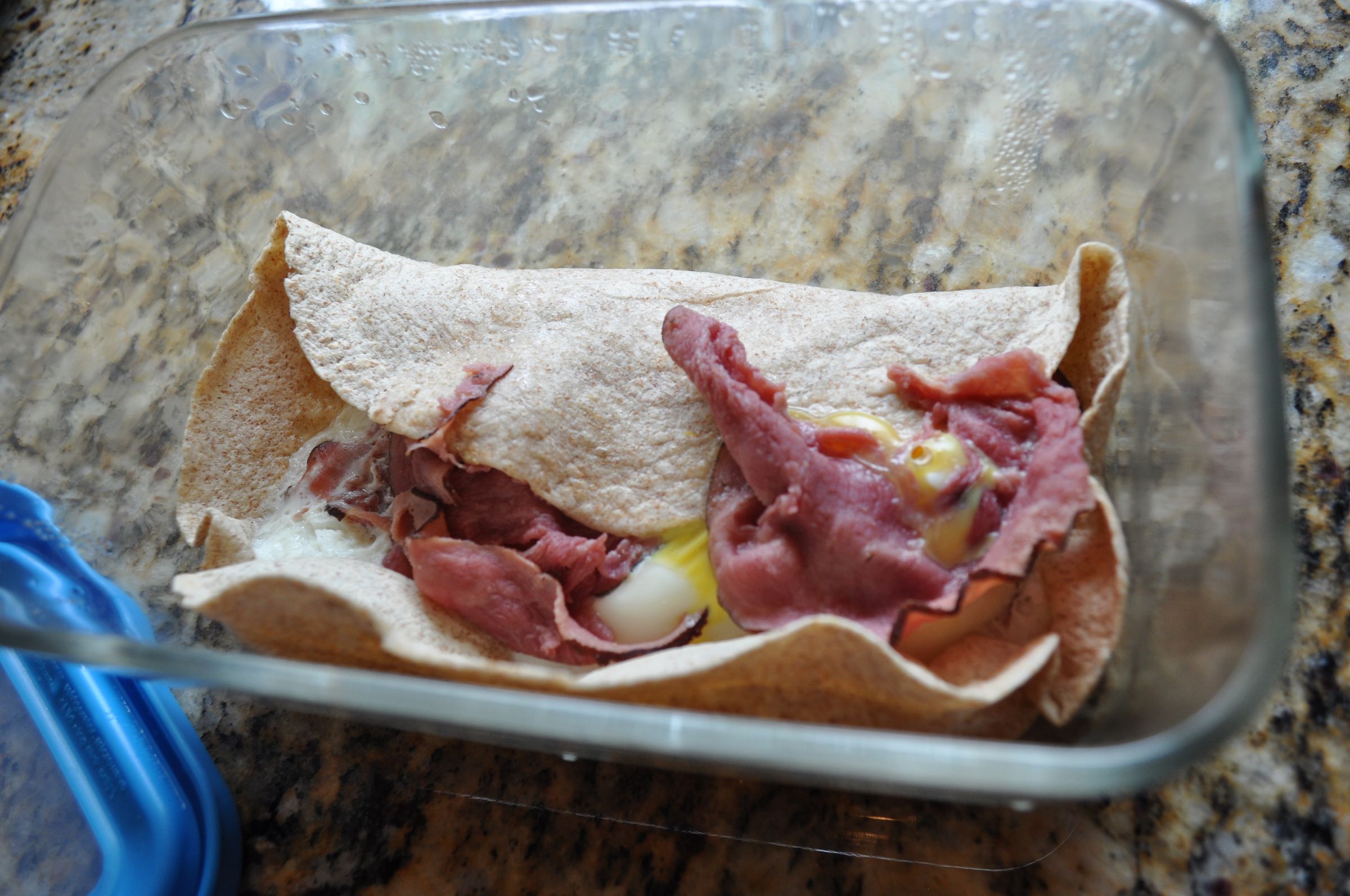 5 Minute Egg & Ham Breakfast Bowl