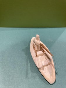 Fisherman Sculpture Out of Cuttlefish Bone/Cuttlebone