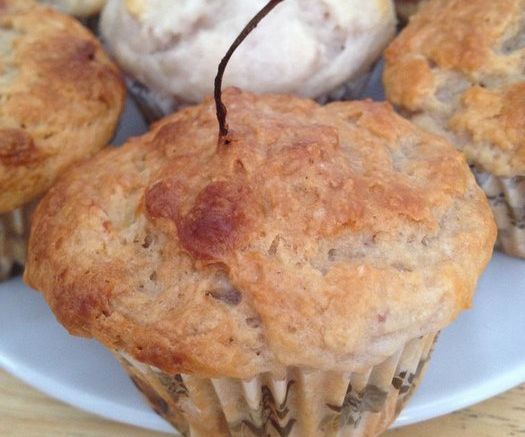 Raspberry Cherry Muffin