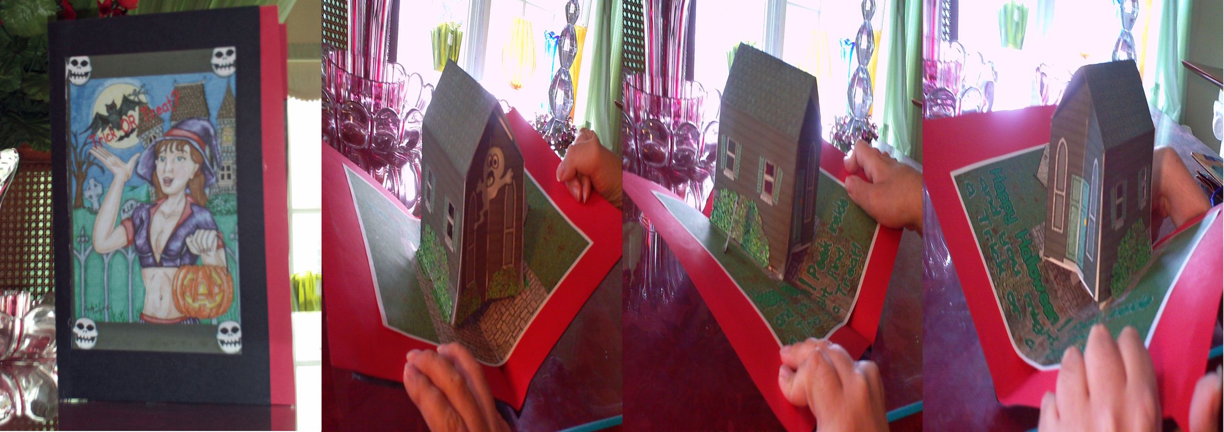 Light-Up Pop-Up Halloween Card!