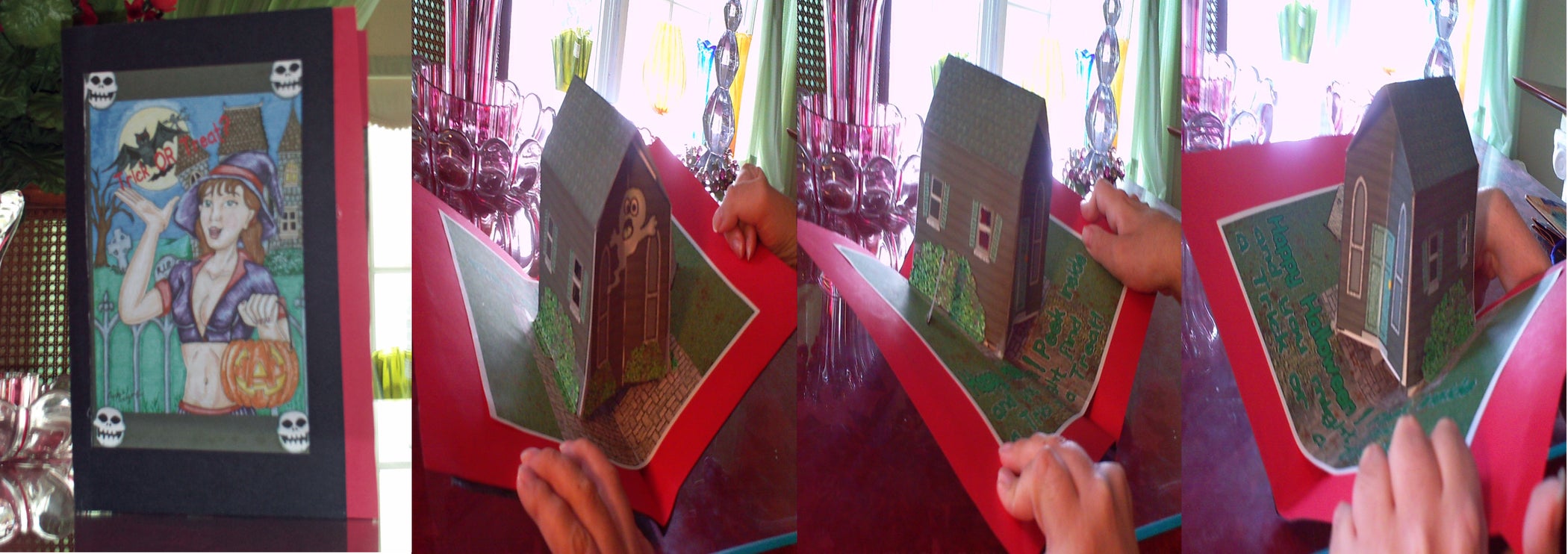 LightUp PopUp Halloween Card! 6 Steps Instructables