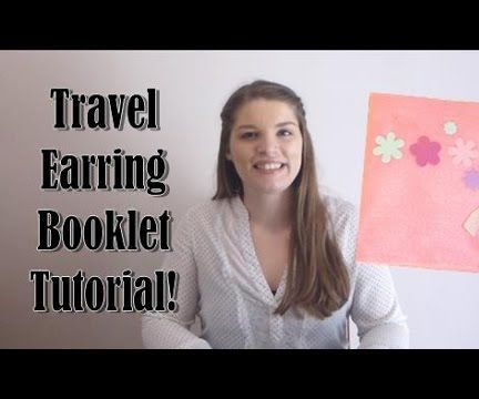 Travel Earring Booklet Tutorial! 