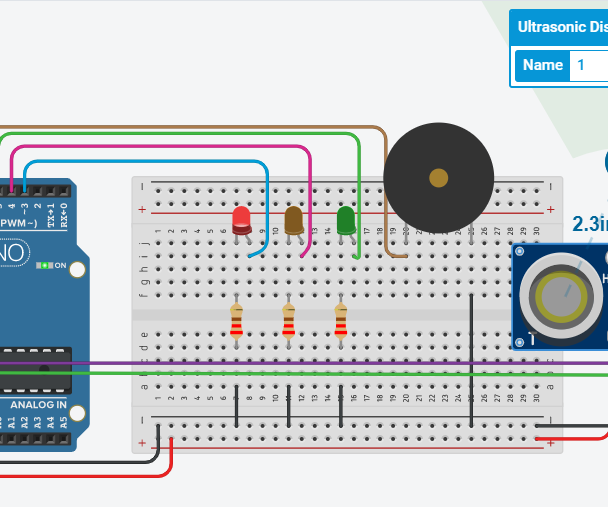 Arduino Car Reverse Parking Alert System | Steps by Step