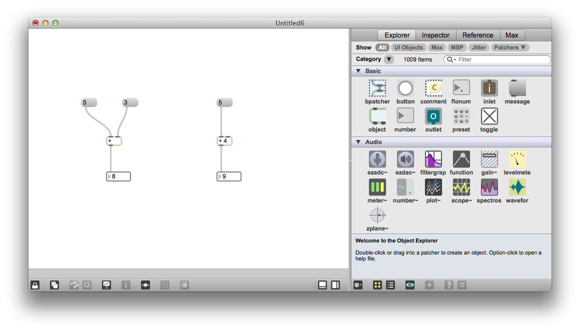 MSPとMCPのセット Max/MSP - toggle - YouTube