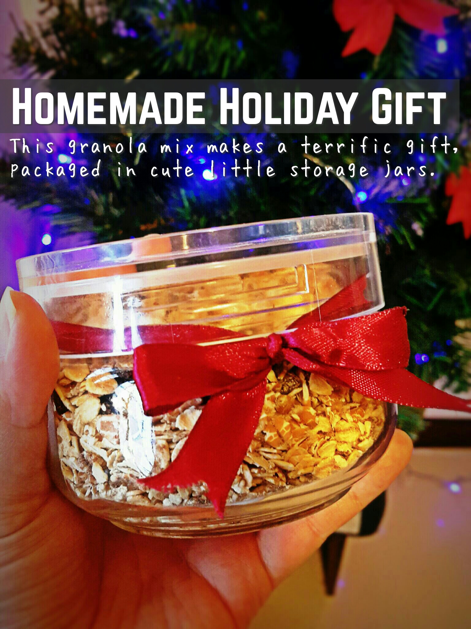 GRANOLA MIX - Healthy Homemade Gift Idea