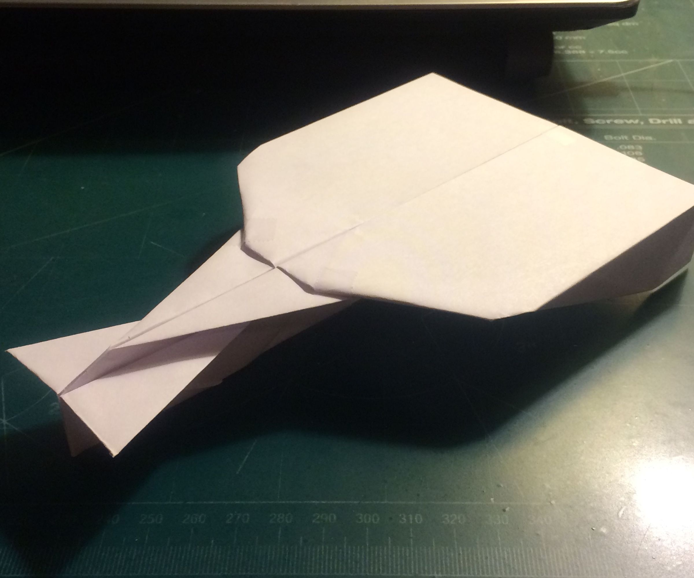 How to Make the AstroVulcan Paper Airplane