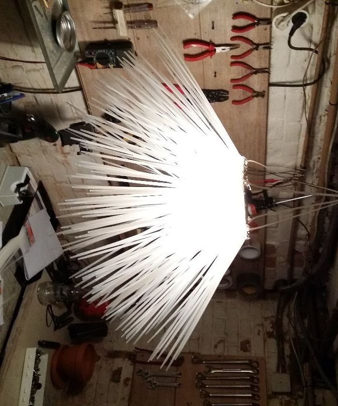 Warm Light Zip Tie Lamp