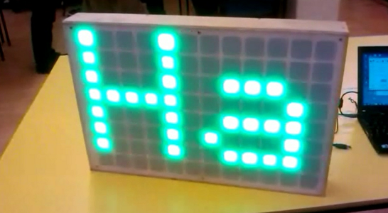 Large Scrolling LED Display
