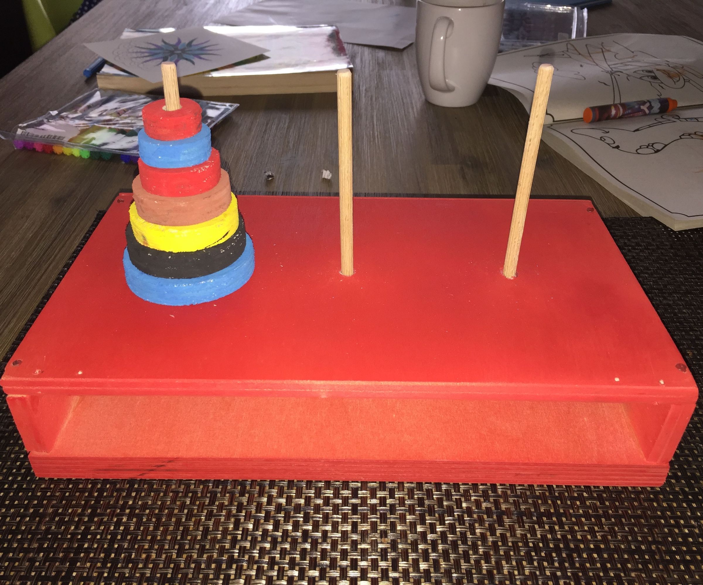 Travelling Towers of Hanoi