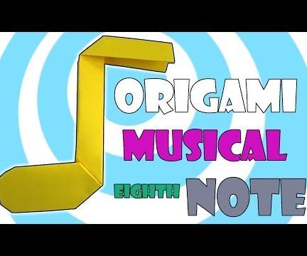 Origami Music Eighth Note Video Instructions