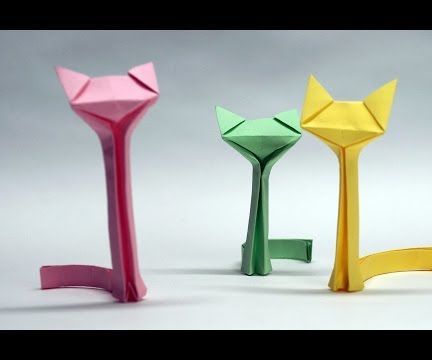 Origami Animals Easy/ How to Make CAT / How to Make Paper Cat Step by Step Easy /DIY Beauty and Easy