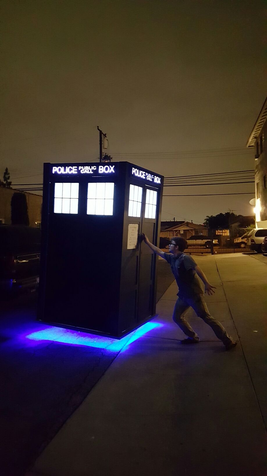FULL SCALE Levitating TARDIS