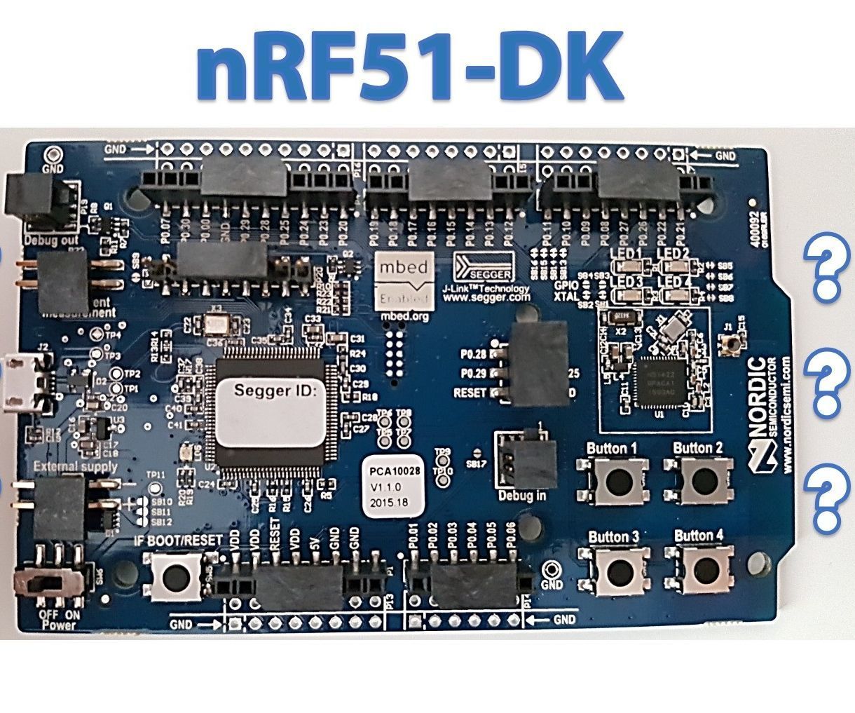 The First Usage of NRF51-DK