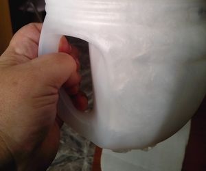 Garrafa para reciclar bolsas de plástico