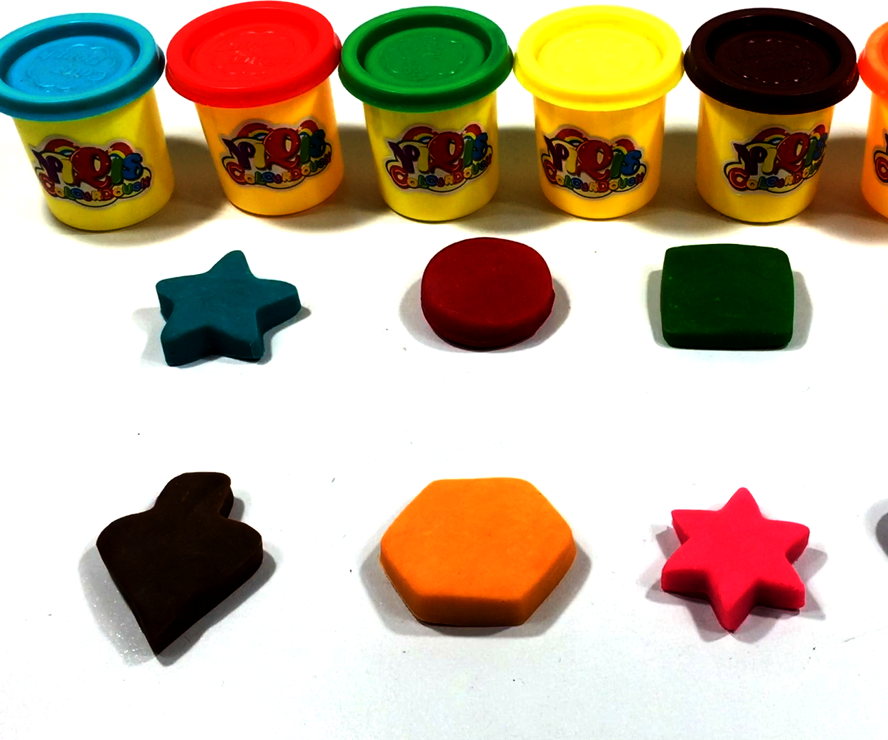 How to Make Play Doh Shapes Modelling Clay Clay Dough for Kids
