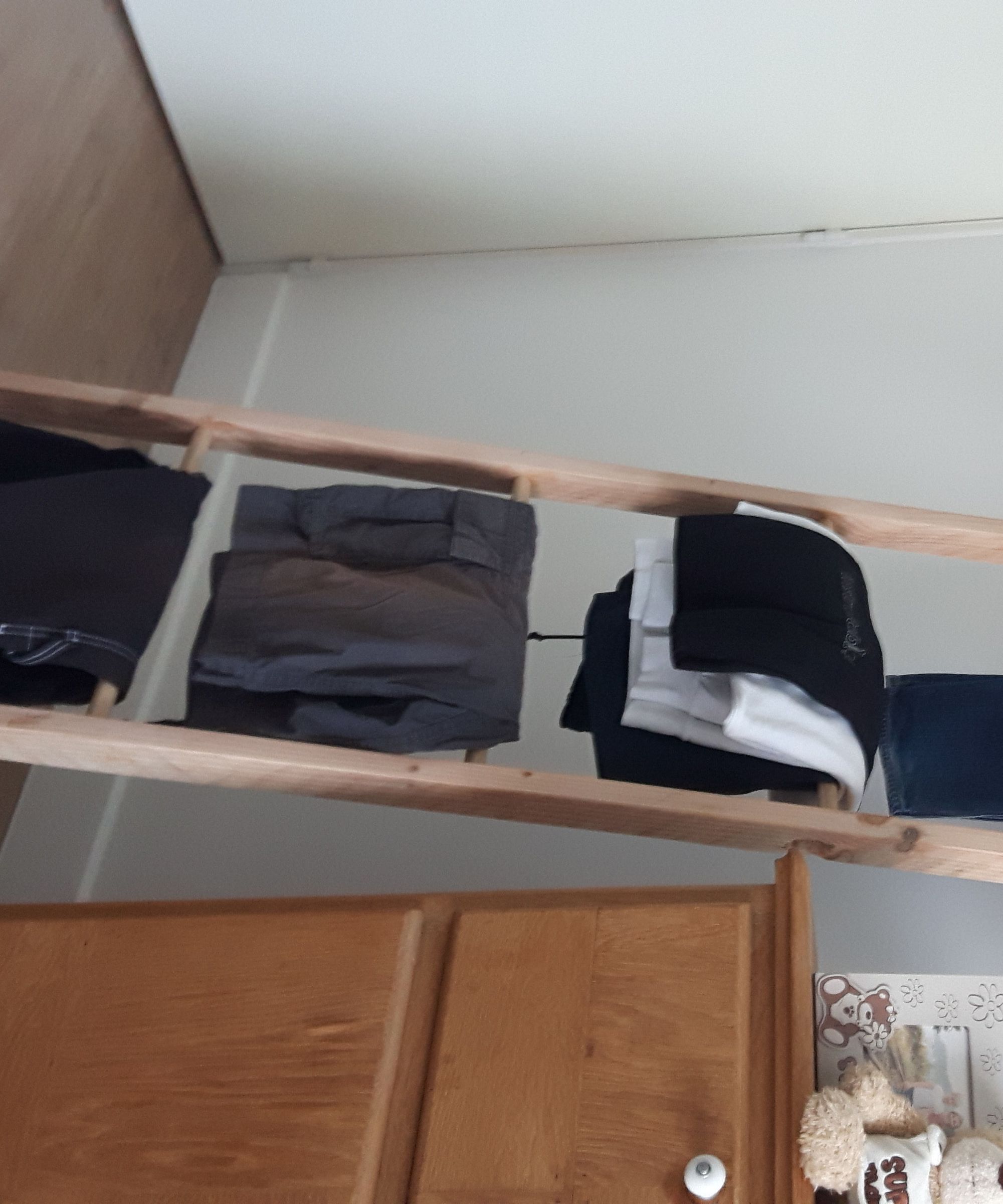 Simple Ladder Clothes Rack