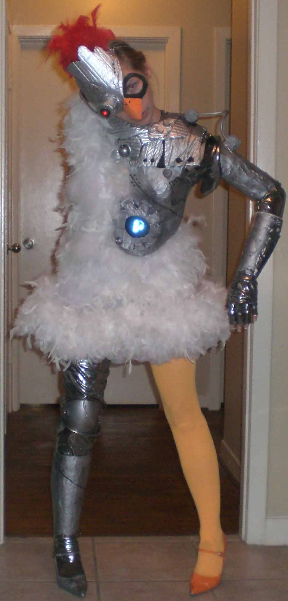 Female Robot Chicken Costume
