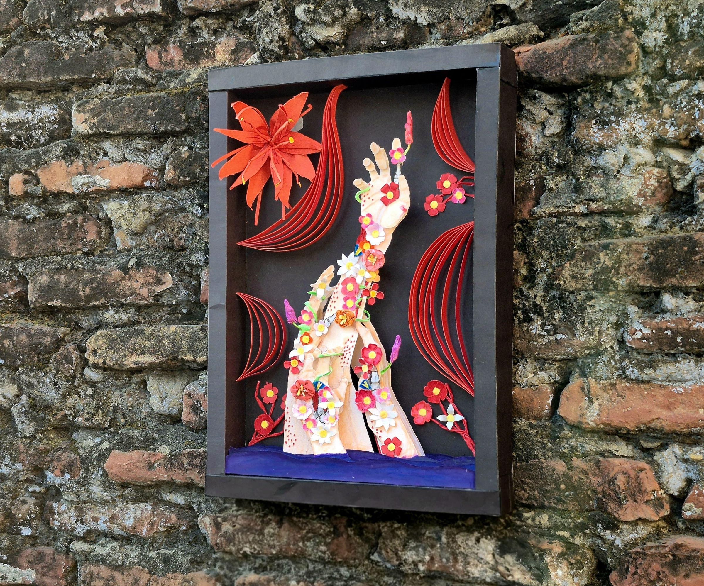 Paper Layered Art (Inspired by Silent Hill F)