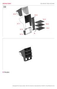 DeLorean BTTF Inspired Papercraft